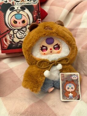 Baby Three I’m Not A Warrior-Beaver/Donkey with custom SPECIAL EyE’S